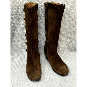 Sofft Women's Brown Suede Leather Boots Size 9.5 Wide #67302